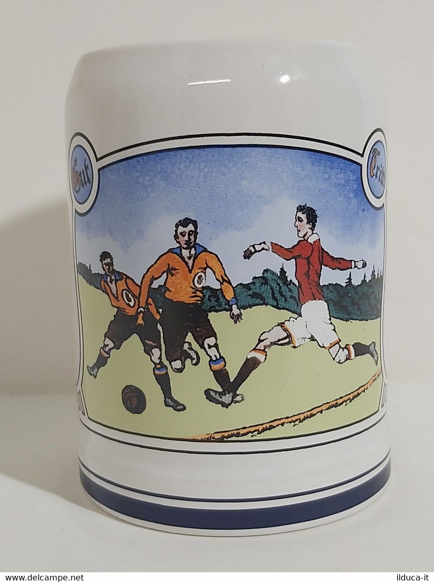 12563 Boccale Birra In Ceramica - Calcio / Gut Tritt - Tasses