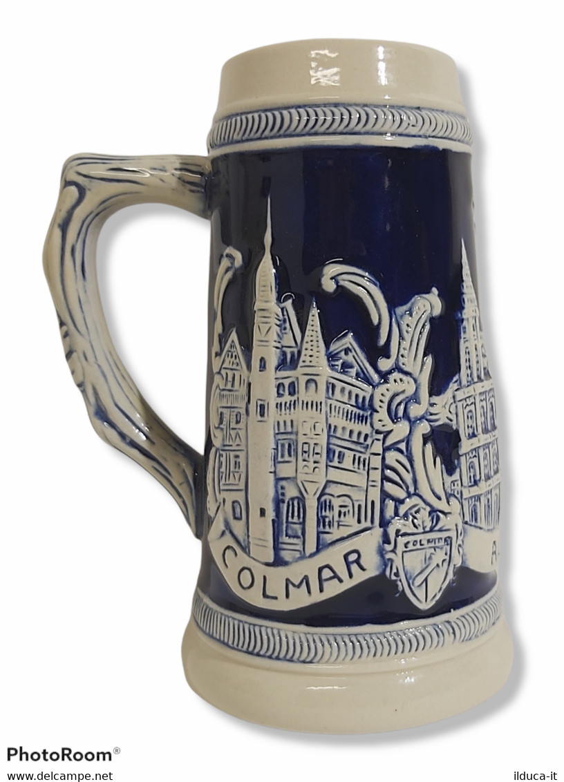 12564 Boccale Birra In Ceramica - Colmar Alsace - Tasas