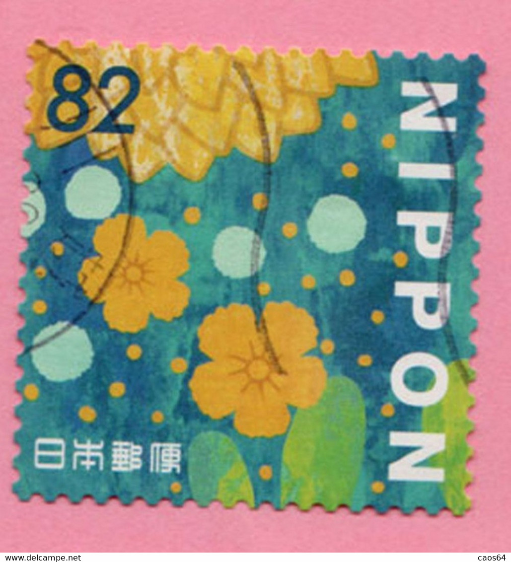 2018 GIAPPONE Fiori Flowers Fleurs - 82 Y Usato - Covers & Documents