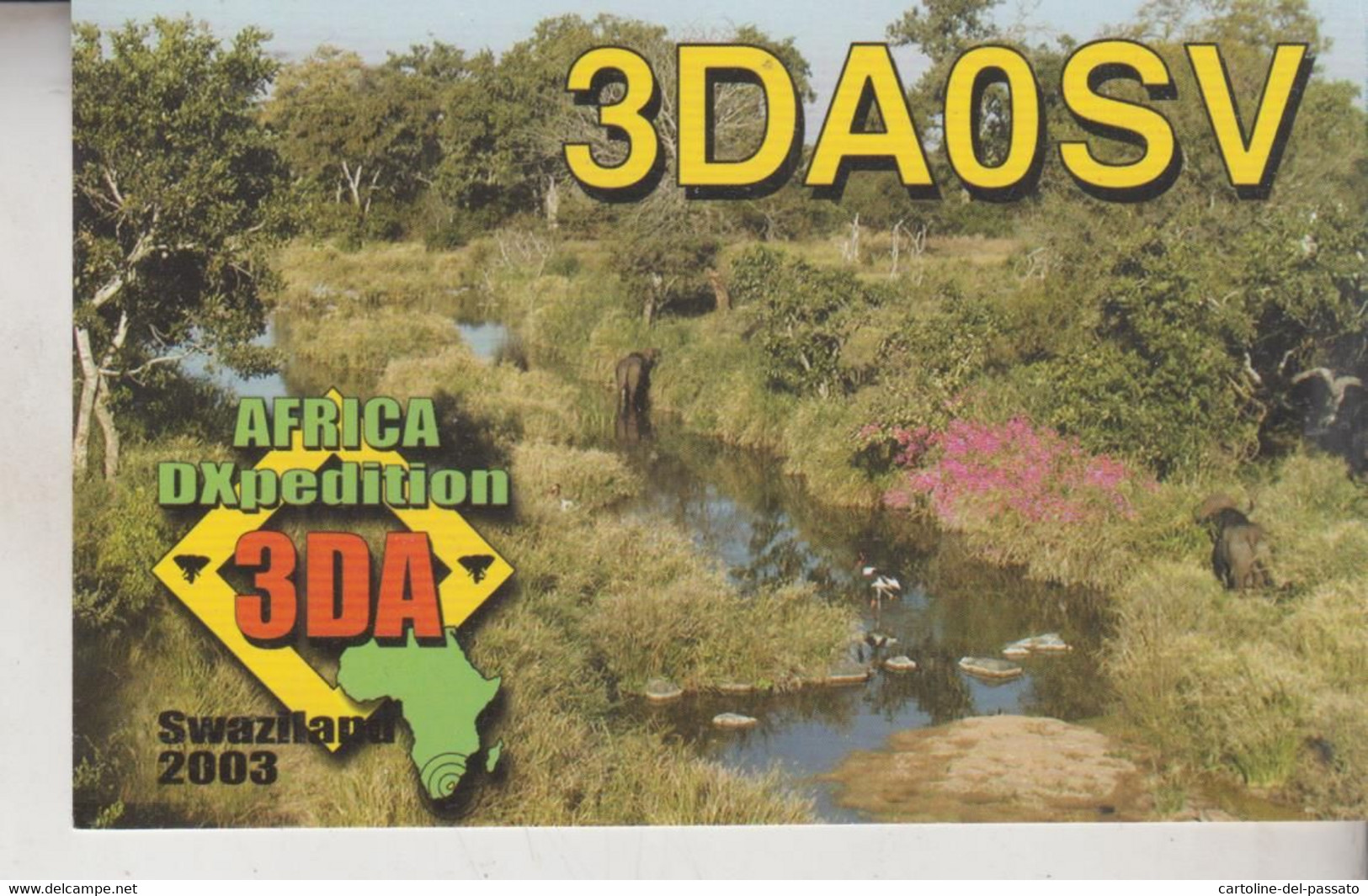 QSL RADIO SWAZILAND AFRICA  DXPEDITION - Radio