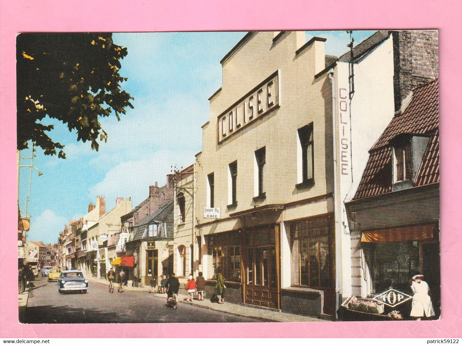 59 - NORD - SAINT / ST POL SUR MER Prés DUNKERQUE - RUE DE LA REPUBLIQUE - CINEMA " LE COLISEE "  SIMCA VERSAILLES - Saint Pol Sur Mer