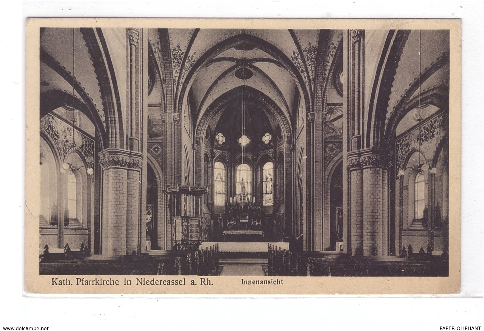 5216 NIEDERKASSEL, Katholische Pfarrkirche, Innenansicht - Siegburg