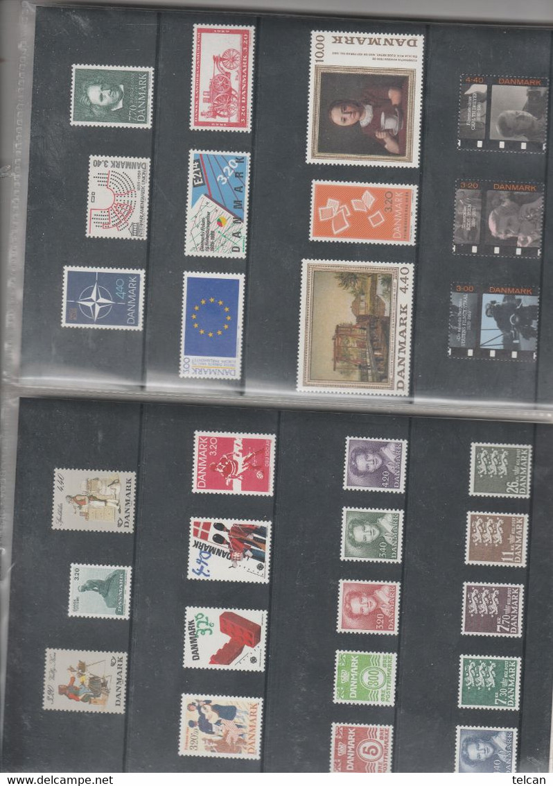 DANEMARK  Année Complete 1989  Mint 29timbres L Encart Luxe - Full Years