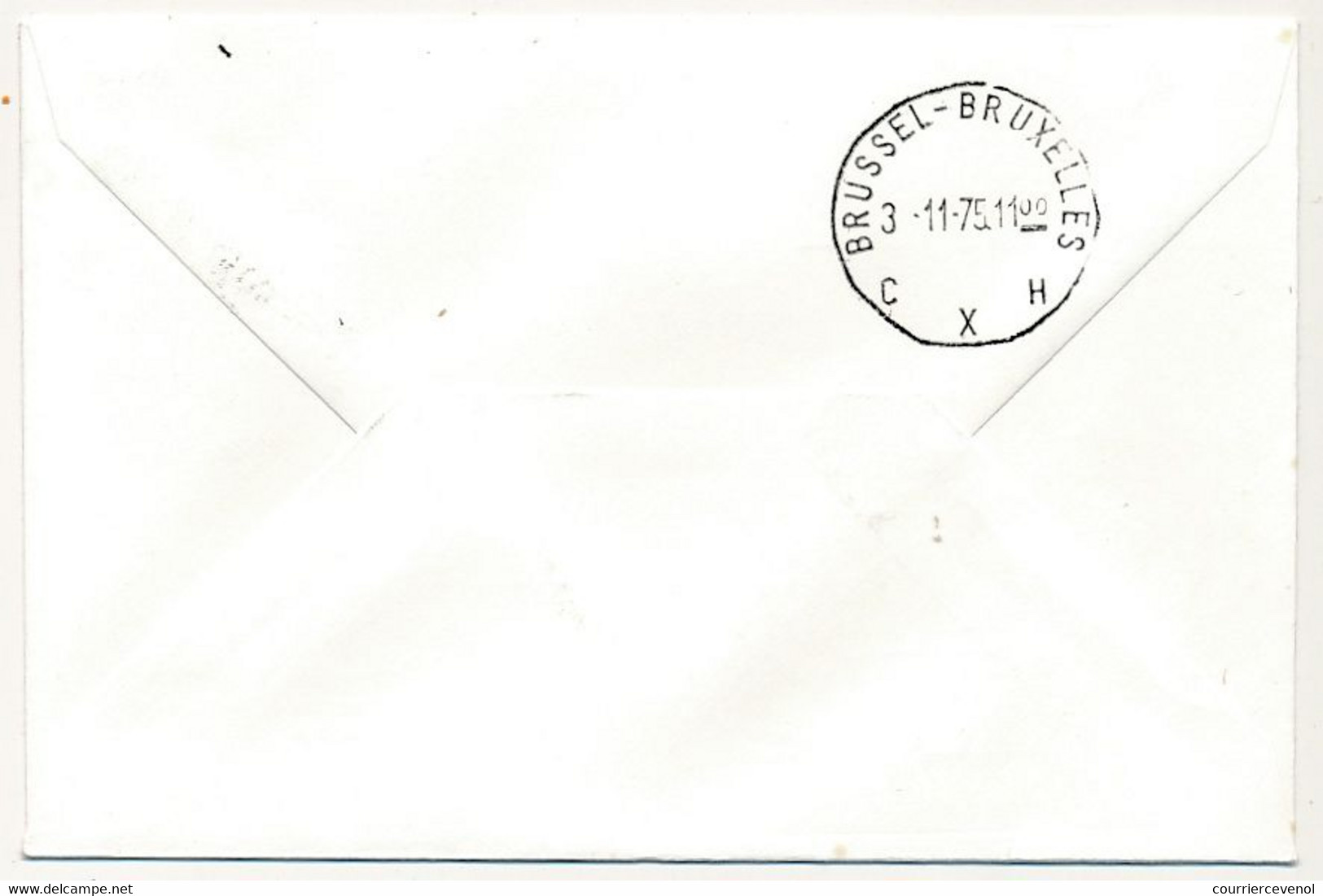 BELGIQUE / ABU DHABI - 2 Enveloppes SABENA - 1ere Liaison Aérienne - BRUXELLES - ABU DABHI 1/11/1975 Et Retour 3/11/1975 - Other & Unclassified