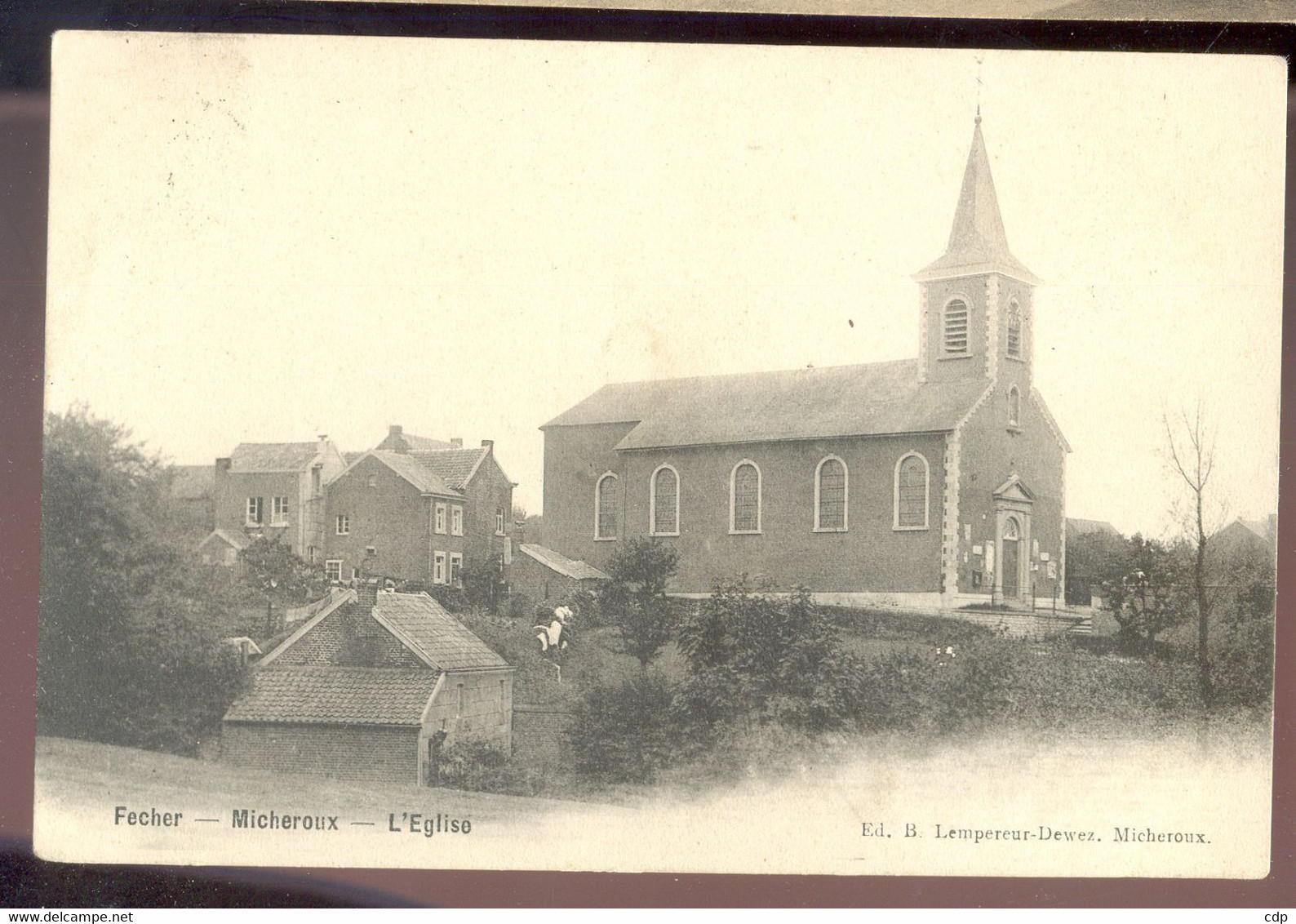 Cpa Micheroux   1903 - Soumagne