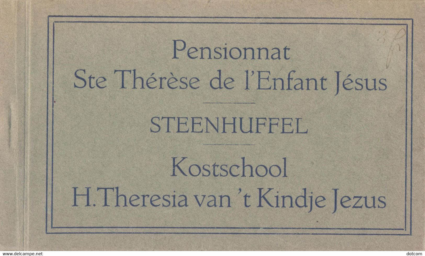 STEENHUFFEL - Carnet Kostschool (17 Postkaarten) - Londerzeel