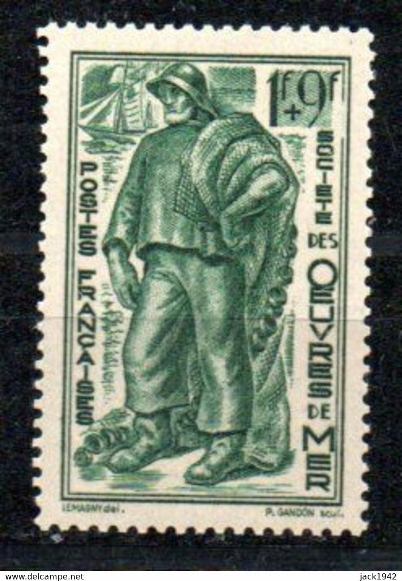 Yvert N° 504 - Au Profit Des Oeuvres De Mer - Unused Stamps