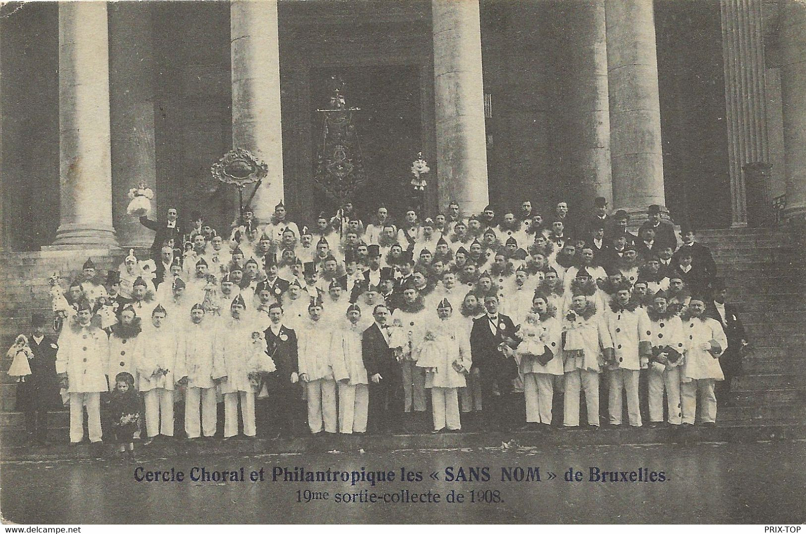 REF4954/ CP-PK Bruxelles Cercle Choral Et Philanthropique  Les " Sans Nom " - Festivals, Events