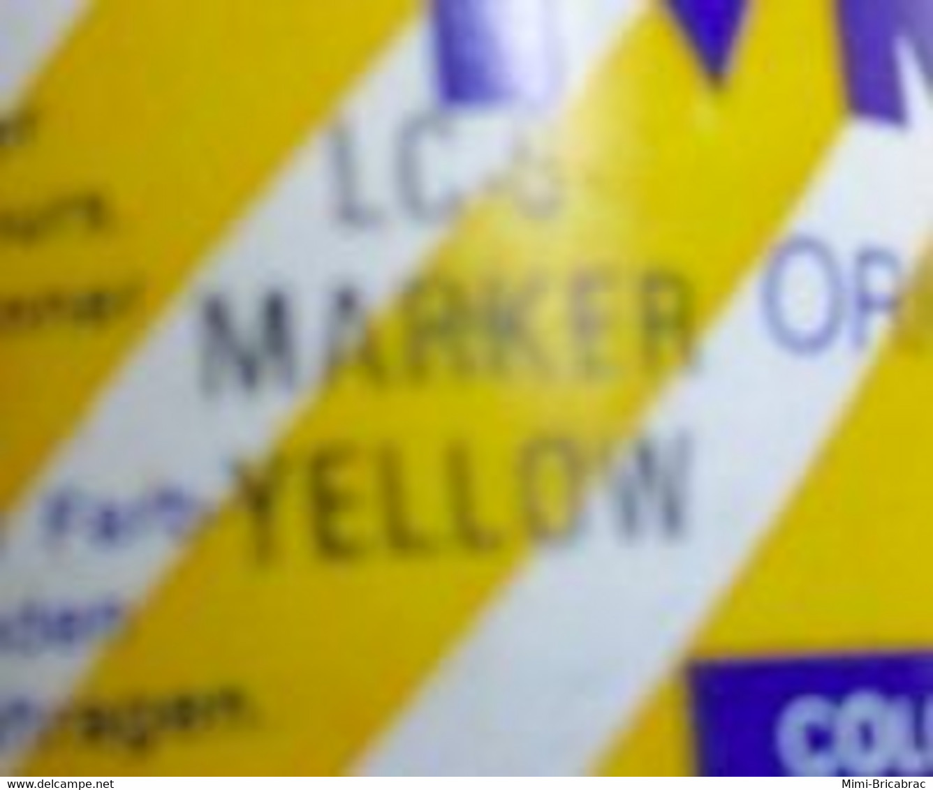 ABT21 Pot De Peinture MOLAK Des Années 80 : LC-8 MARKER YELLOW Peinture Très Mate - Outils & Peintures