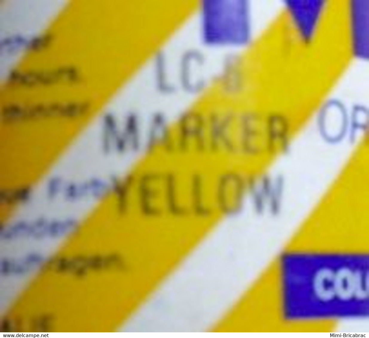 ABT21 Pot De Peinture MOLAK Des Années 80 : LC-8 MARKER YELLOW Peinture Très Mate - Outils & Peintures