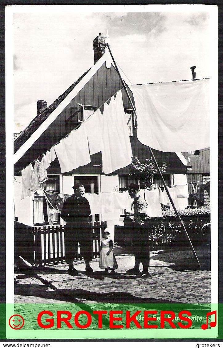 URK Een Buurpraatje Wasdag  Ca 1962 - Urk