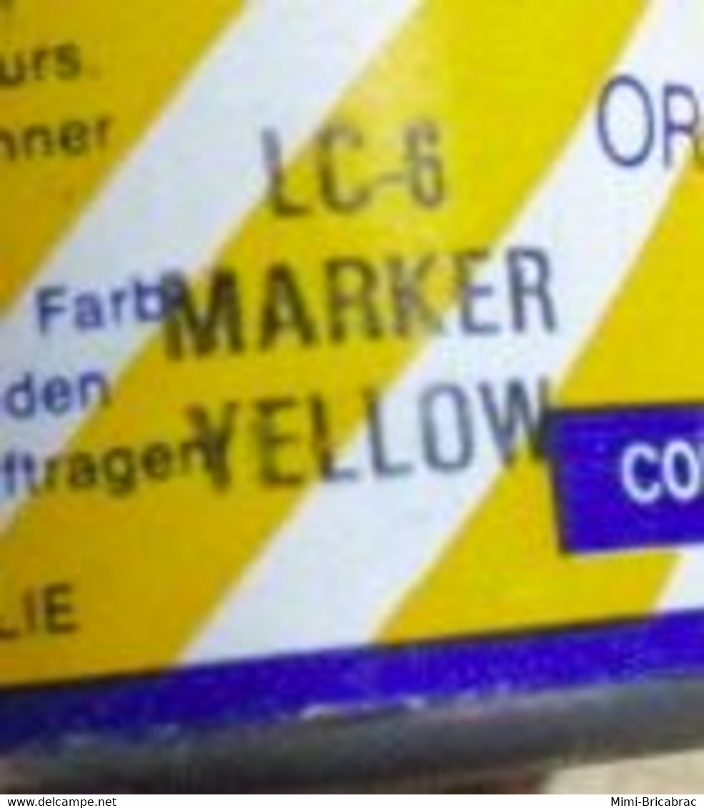 ABT21 Pot De Peinture MOLAK Des Années 80 : LC-6 MARKER YELLOW Peinture Très Mate - Tools & Finish