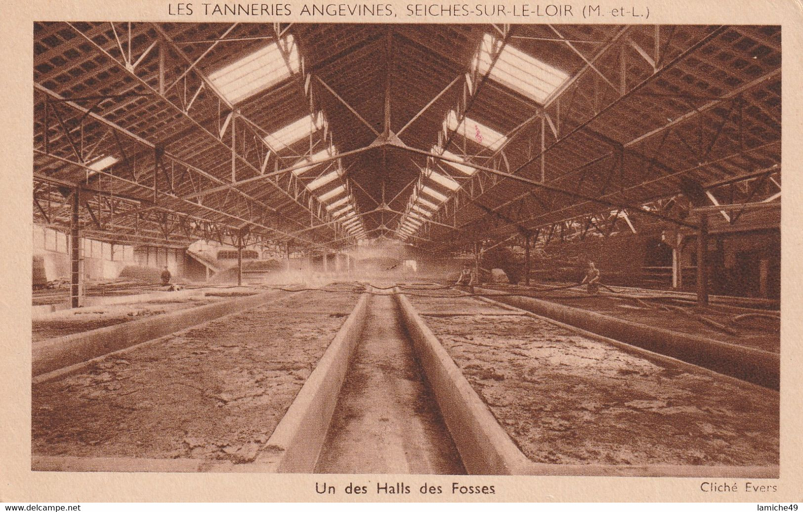 14 CPA   SEICHES SUR LE LOIR (M.-et-L.) Les tanneries angevines – une basserie ATELIER ....