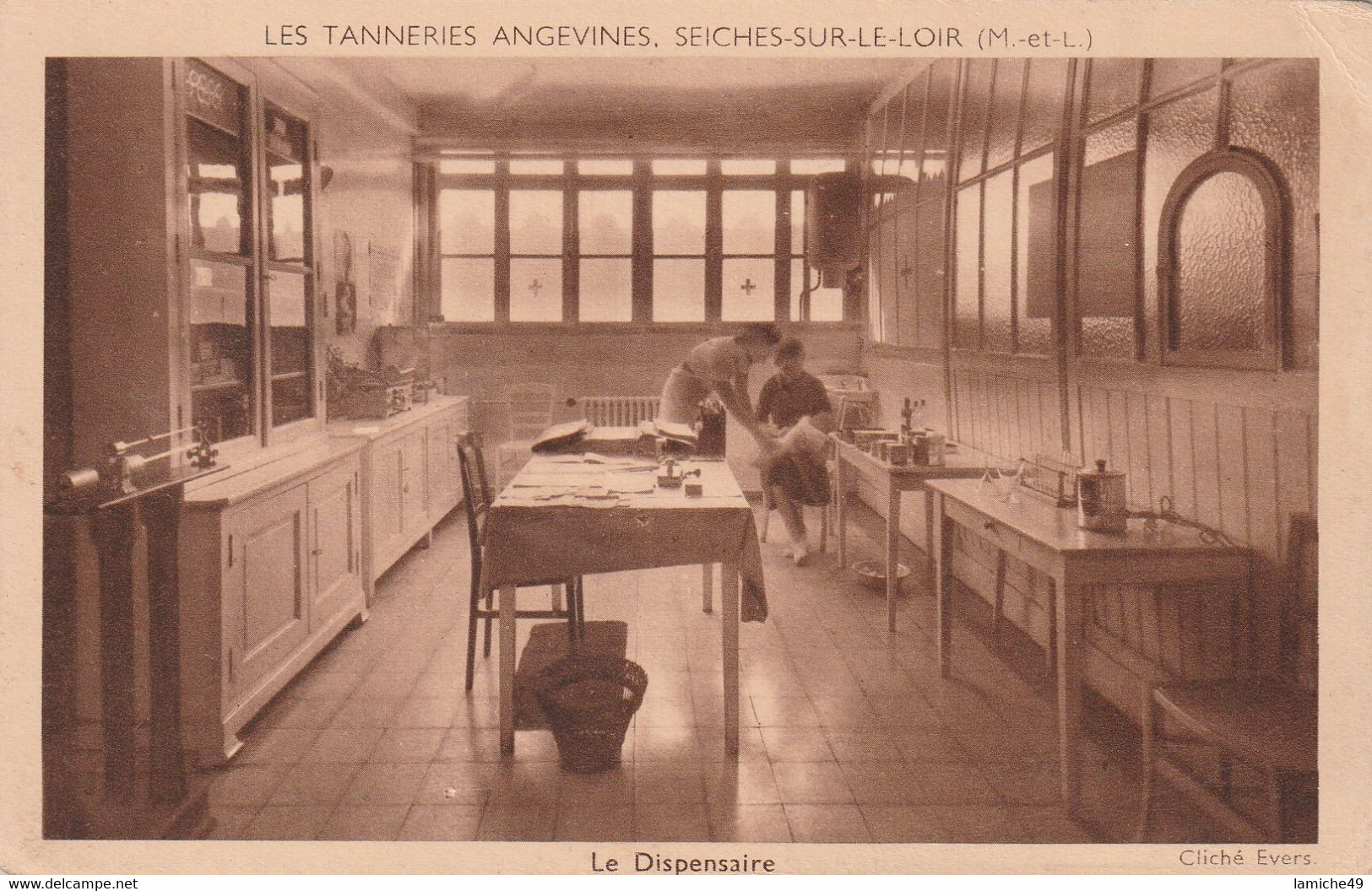 14 CPA   SEICHES SUR LE LOIR (M.-et-L.) Les tanneries angevines – une basserie ATELIER ....