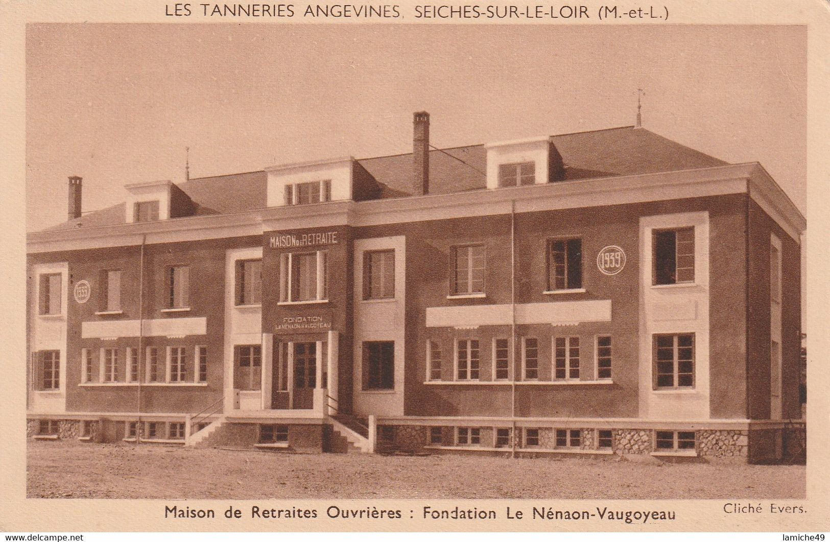 14 CPA   SEICHES SUR LE LOIR (M.-et-L.) Les tanneries angevines – une basserie ATELIER ....