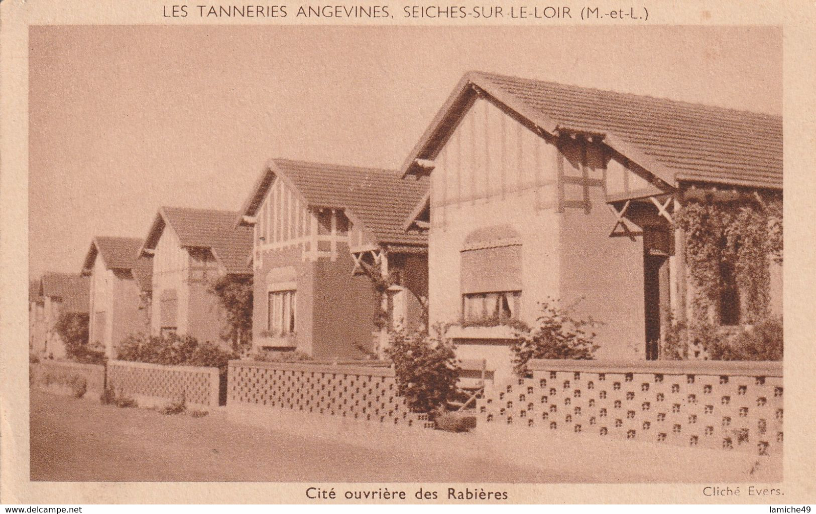 14 CPA   SEICHES SUR LE LOIR (M.-et-L.) Les tanneries angevines – une basserie ATELIER ....