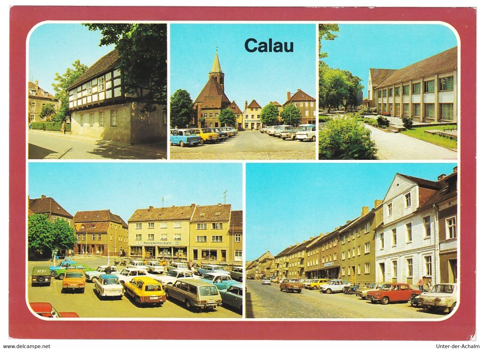 Calau/Kalawa - 5 Ansichten - Calau