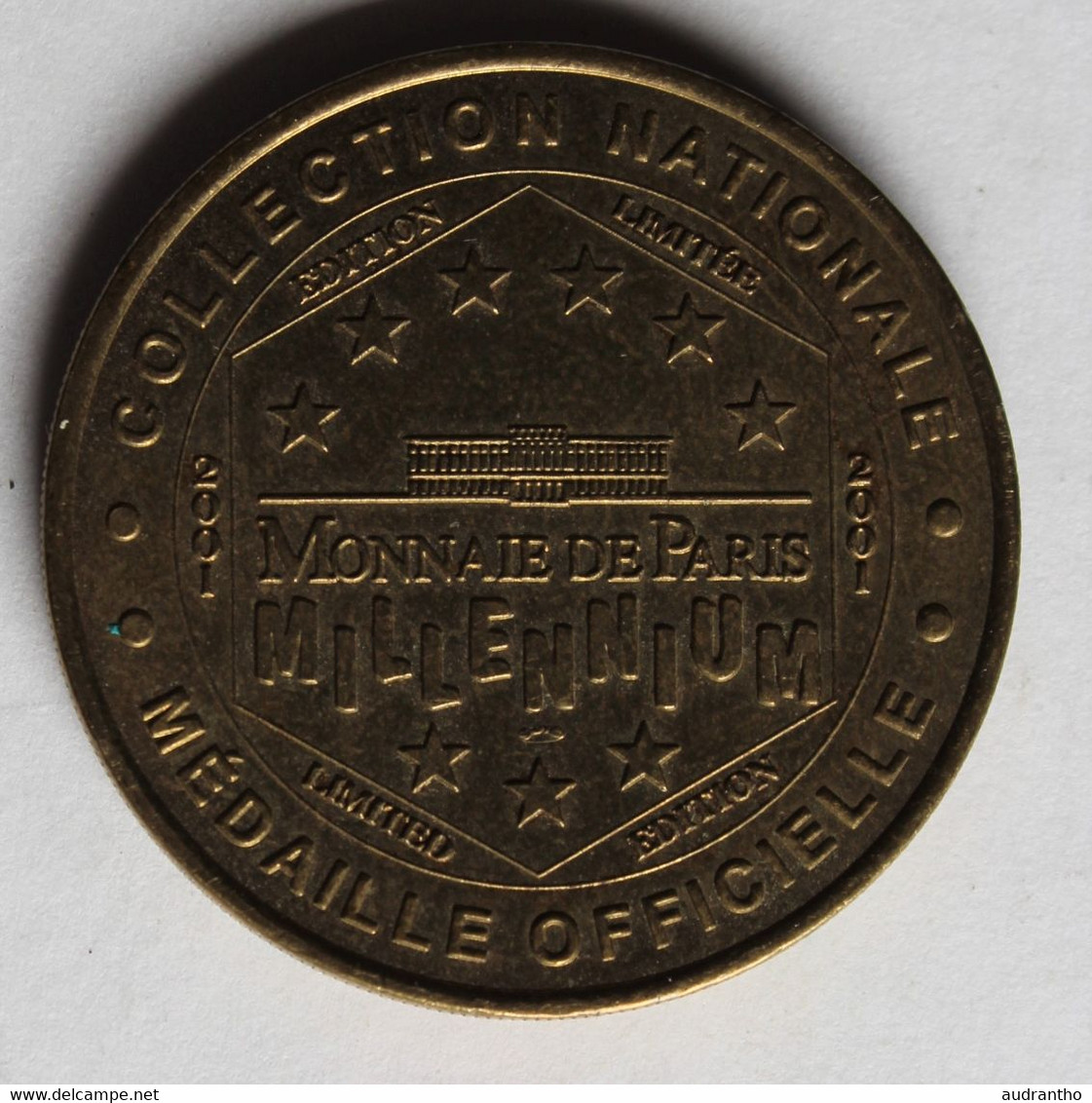 Médaille Officielle Monnaie De Paris Collection Nationale 2001 Oradour Sur Glane Village Martyr Guerre WW2 - 2001