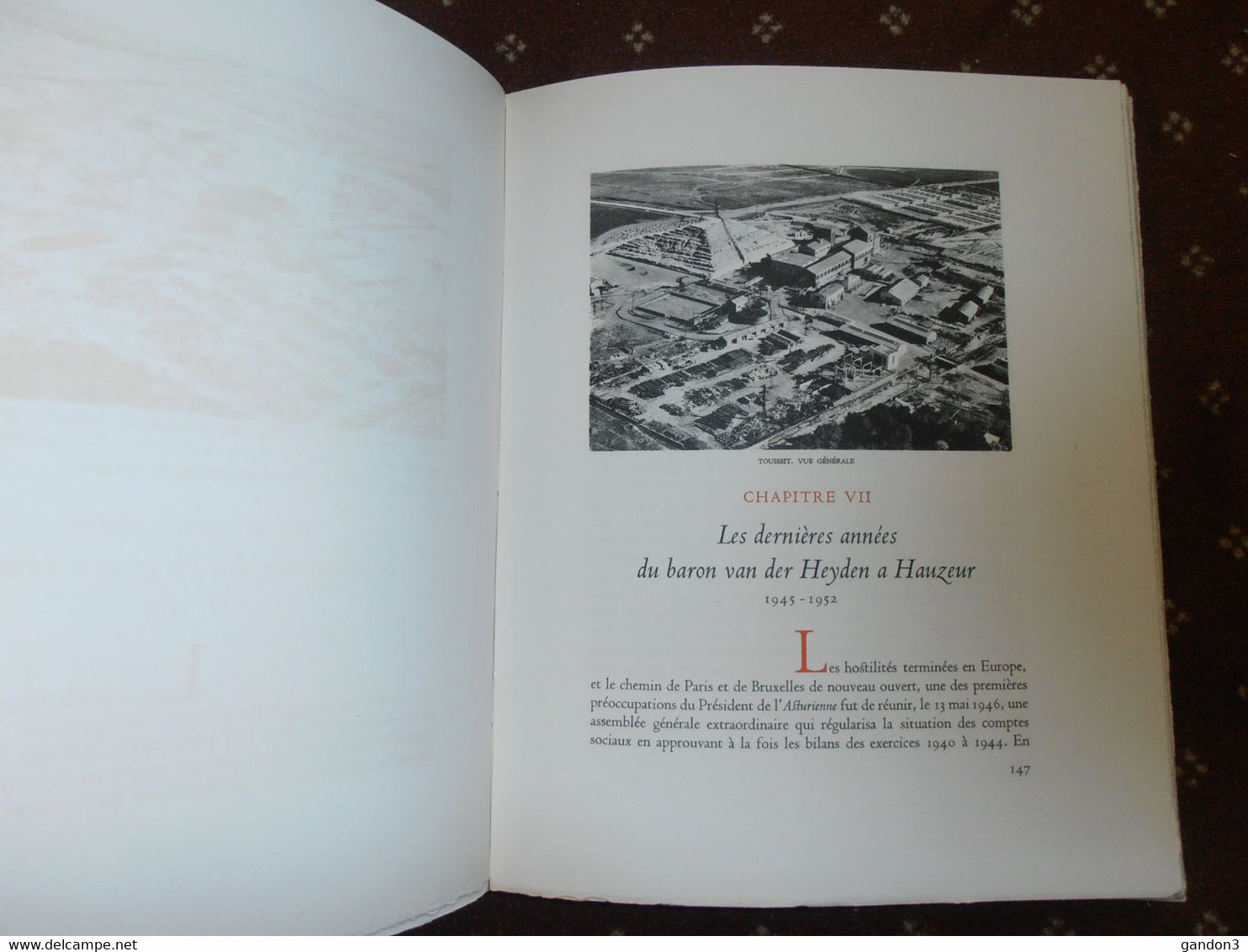 Livre  :  La  COMPAGNIE  ROYALE  ASTURIENNE  des  MINES   -    édité en 1954 pour le Centenaire de la Fondation  -