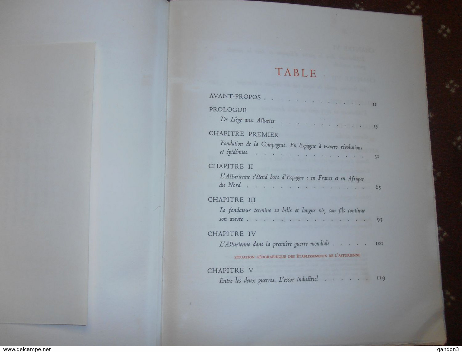 Livre  :  La  COMPAGNIE  ROYALE  ASTURIENNE  des  MINES   -    édité en 1954 pour le Centenaire de la Fondation  -