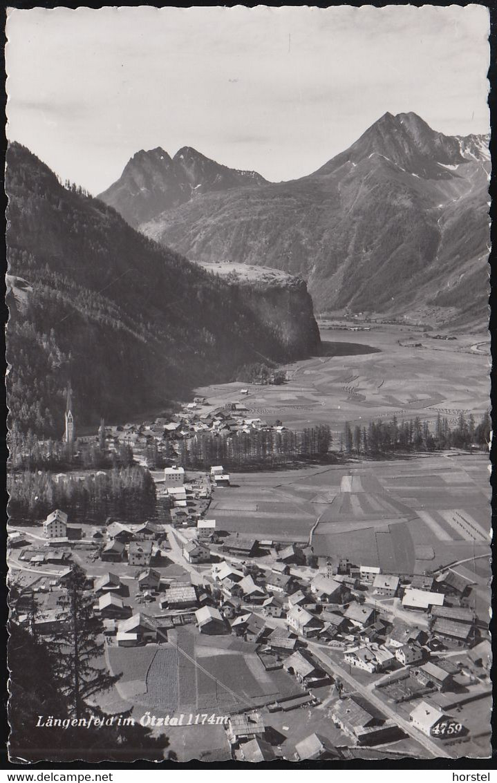 Austria - 6444 Längenfeld - Alte Ansicht - Ötztal 1174m - Echt Foto - Längenfeld