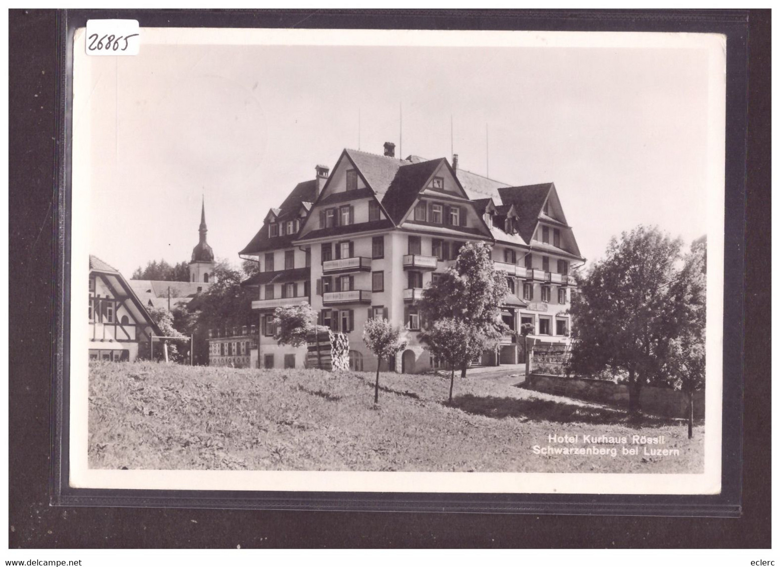 GRÖSSE 10x15cm - SCHWARZENBERG - HOTEL RÖSSLI - TB - Schwarzenberg