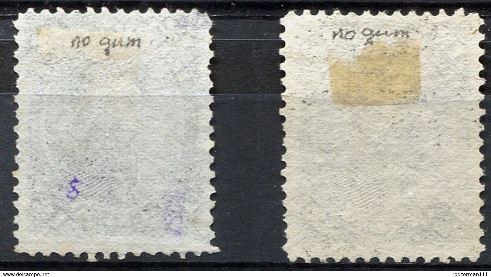 HAWAII 1875 - 12c Black Sc.36 (Mi.22, Yv.28) Two Shades (white And Cream-coloured Paper) MNG (VF) - Hawaï