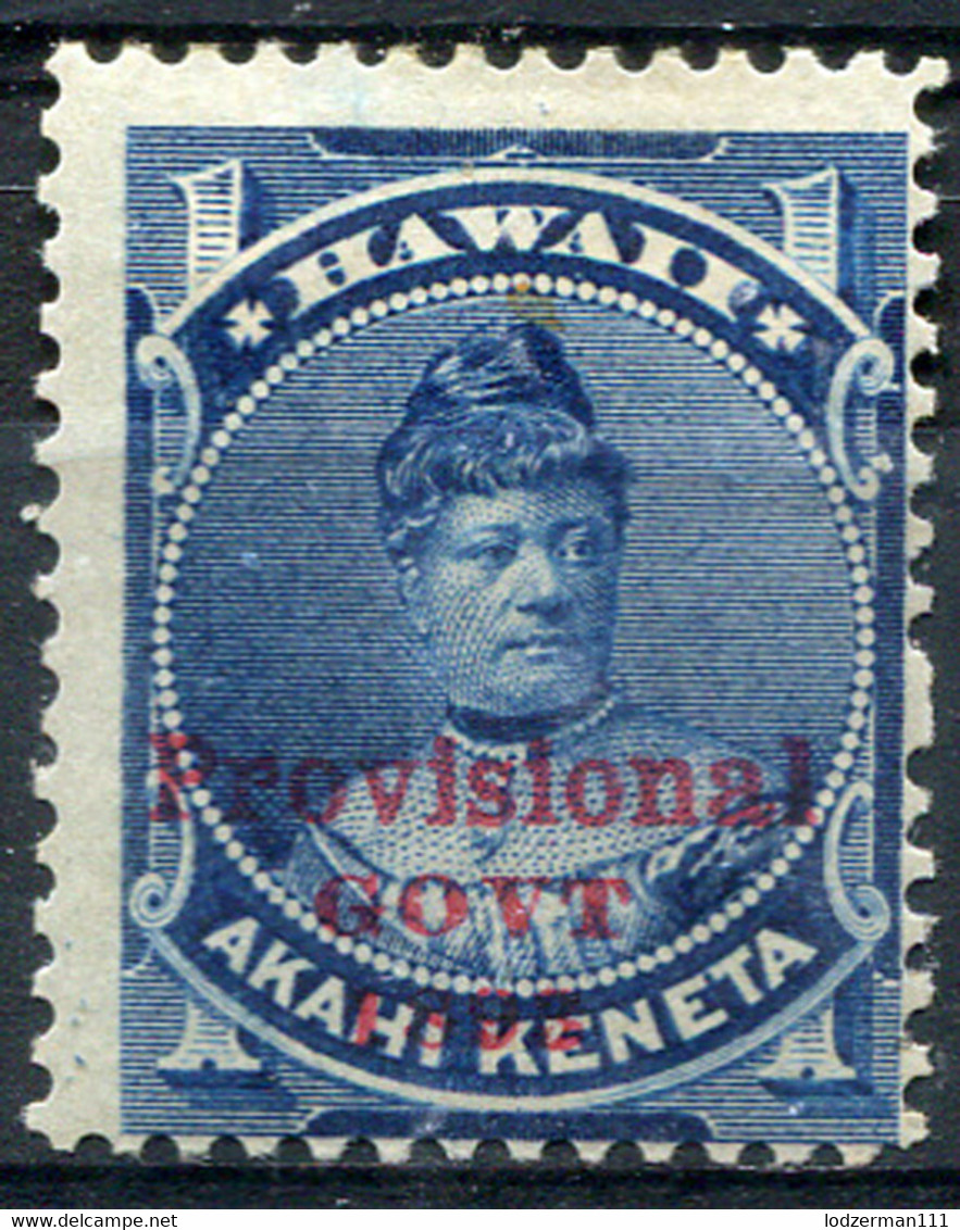 HAWAII 1893 - Sc.54b No Period After Govt MH (VF) - Hawai