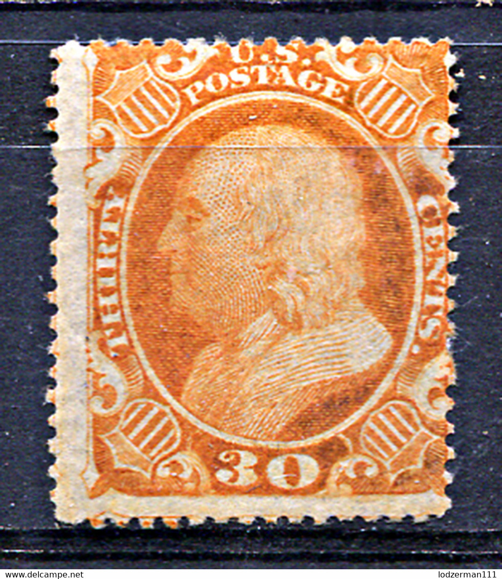 US 1860 Perf.15.5 - Sc.38 (Yv.16, Mi.14) MH (orig. Gum) Perfect (VF) - Nuovi