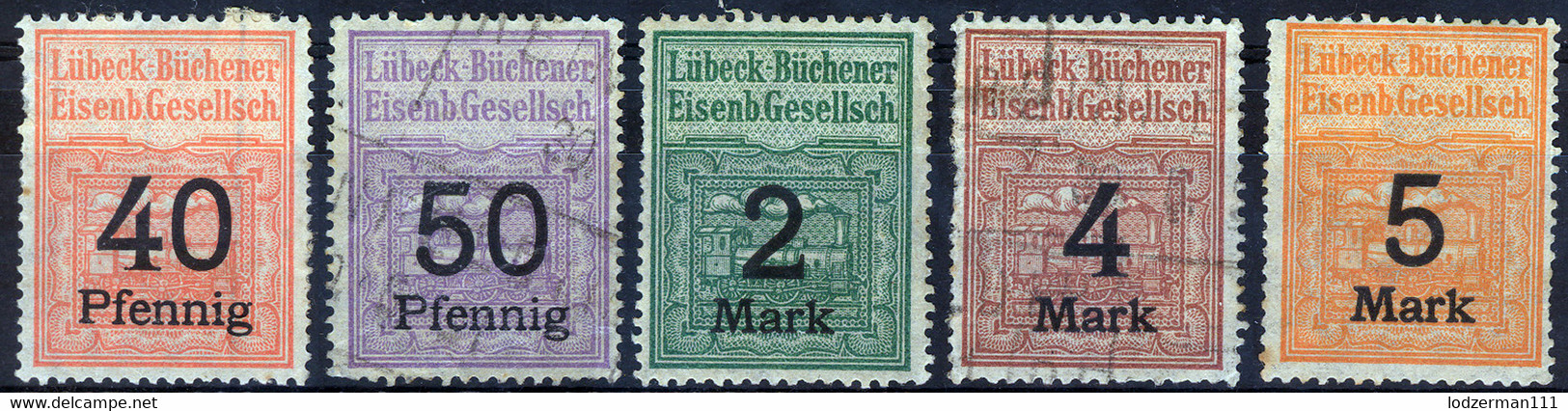 Lubeck-Buchener Eisenb. Gesellsch. (rare) Mix - Luebeck