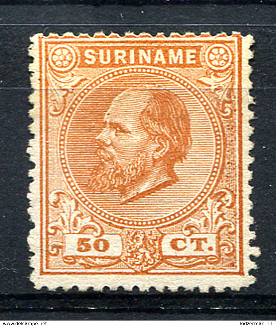 SURINAM 1873 Perf.14 Small Holes - Mi.6 (Sc.14b, Yv.13B) MNG (as Issued) Perfect - Suriname ... - 1975