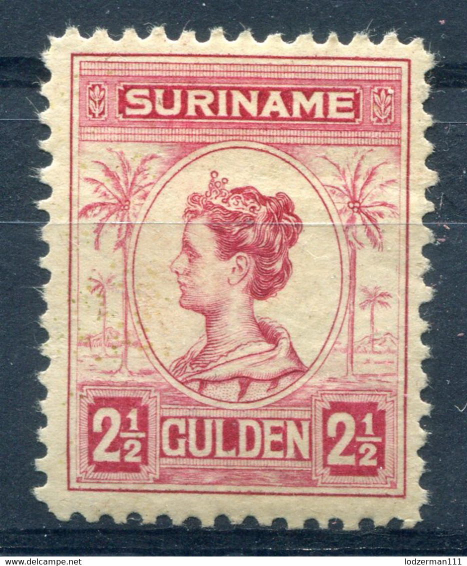 SURINAM 1913 - Mi.109 (Sc.108, Yv.85) MH (VF) Perfect - Suriname ... - 1975