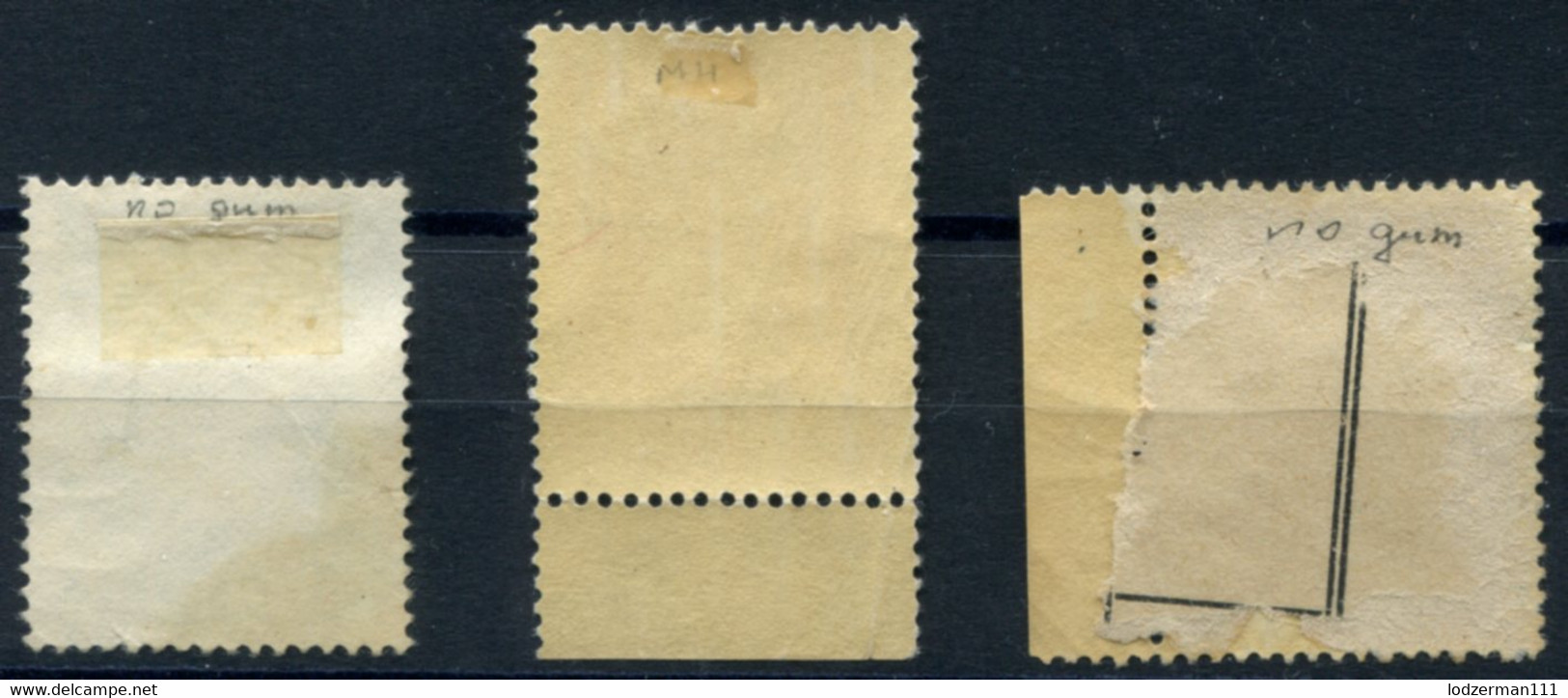 1935 Surtax BEZROBOTNYM (unemployment) - 3 Stamps (MNG-MH) Rare - Steuermarken