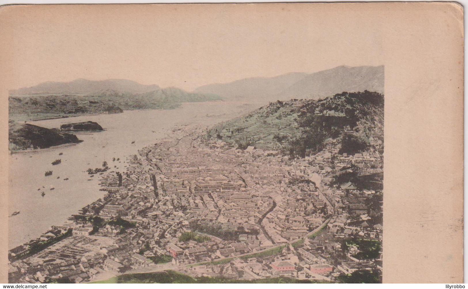 JAPAN -  Untitled In English - Ariel View Of Town, River Etc - Undivided Rear - Autres & Non Classés