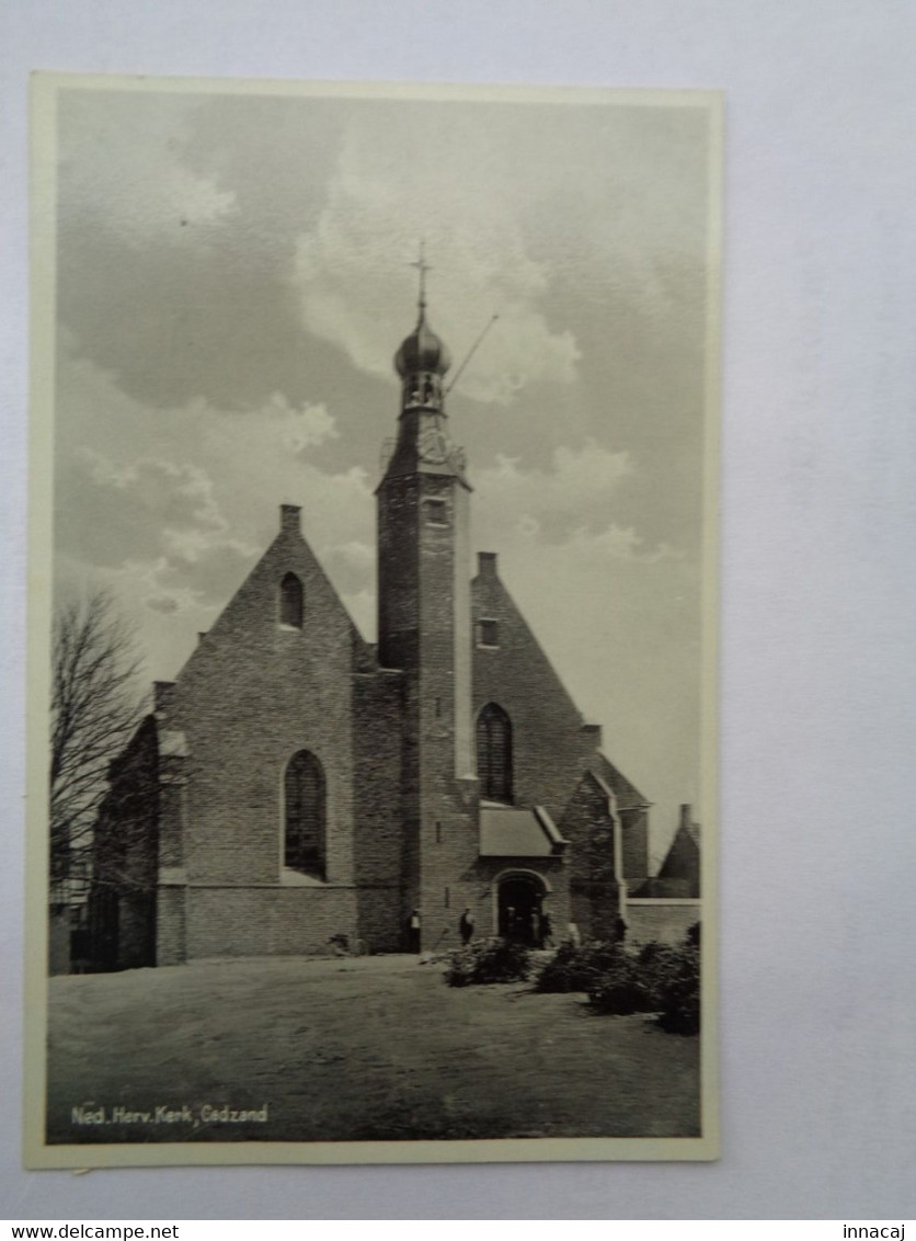 100-4-136.            GADZAND    Ned. Herv.  Kerk   ( Glacée) - Cadzand