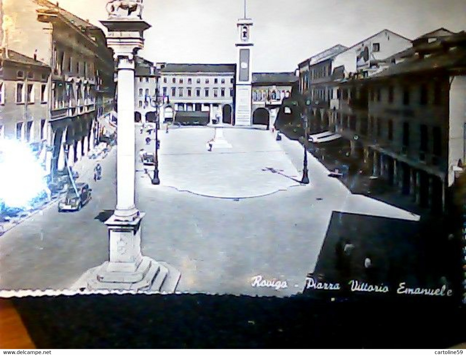 ROVIGO PIAZZA VITTORIO EMANUELE   AUTO CAR  VB1956  IE8829 - Rovigo