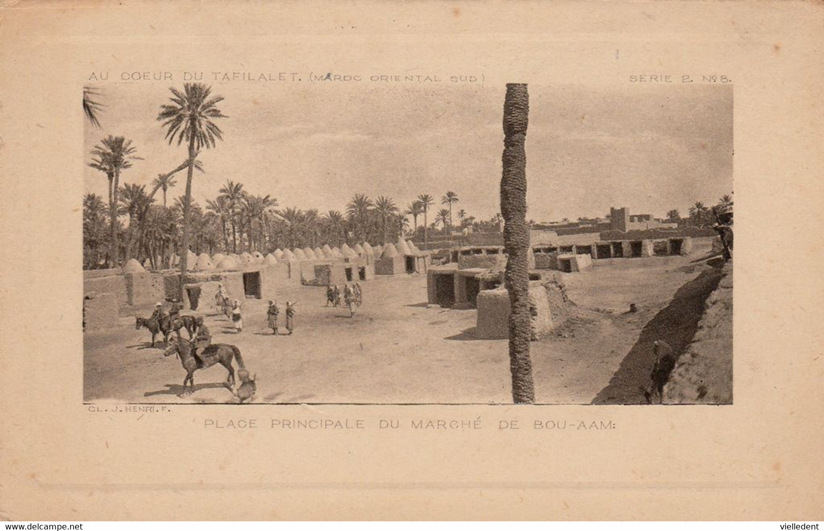 TAFILALET (Maroc) - Le Marché Juif De BOU-AAM (lire Au Verso) - Carte Vierge - Bon état - 2 Scans - Andere & Zonder Classificatie