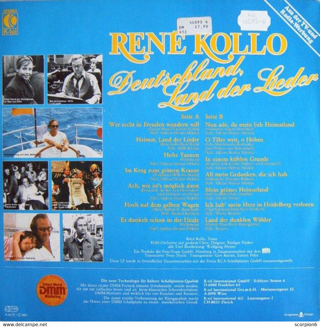LP - René Kollo – Deutschland, Land Der Lieder - Sonstige - Deutsche Musik