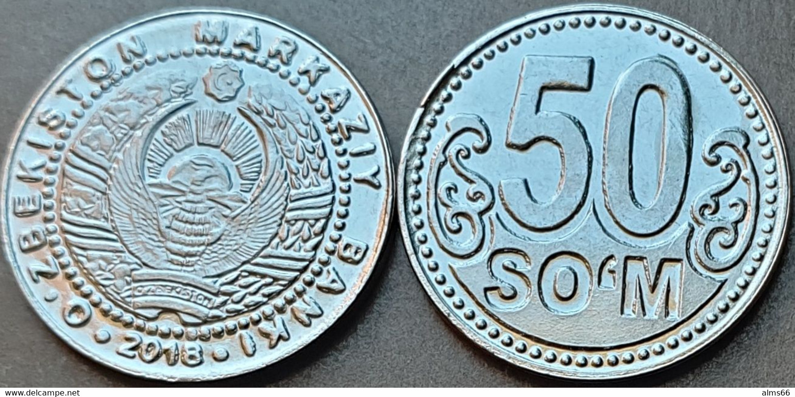 Uzbekistan 50 Som 2018 UNC - Uzbekistan