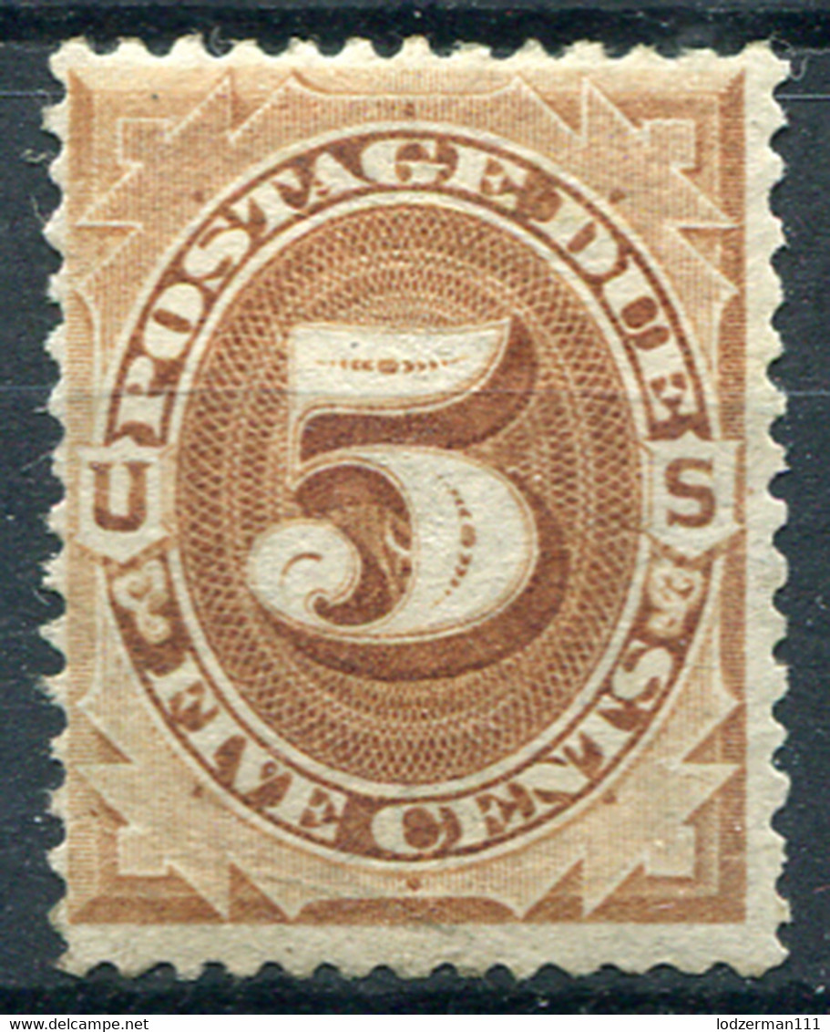 US Postage Due 1879 - Sc.J4 (Mi.Porto 4a, Yv.T4) MNH (or MLH) VF (perfect) Rare Stamp - Strafport