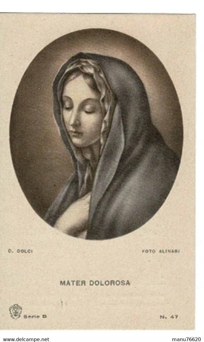 Ref: 21109 - Canivet, Image Religieuse : Mater Dolorosa, Photo Alinari N°47. - Religion & Esotericism