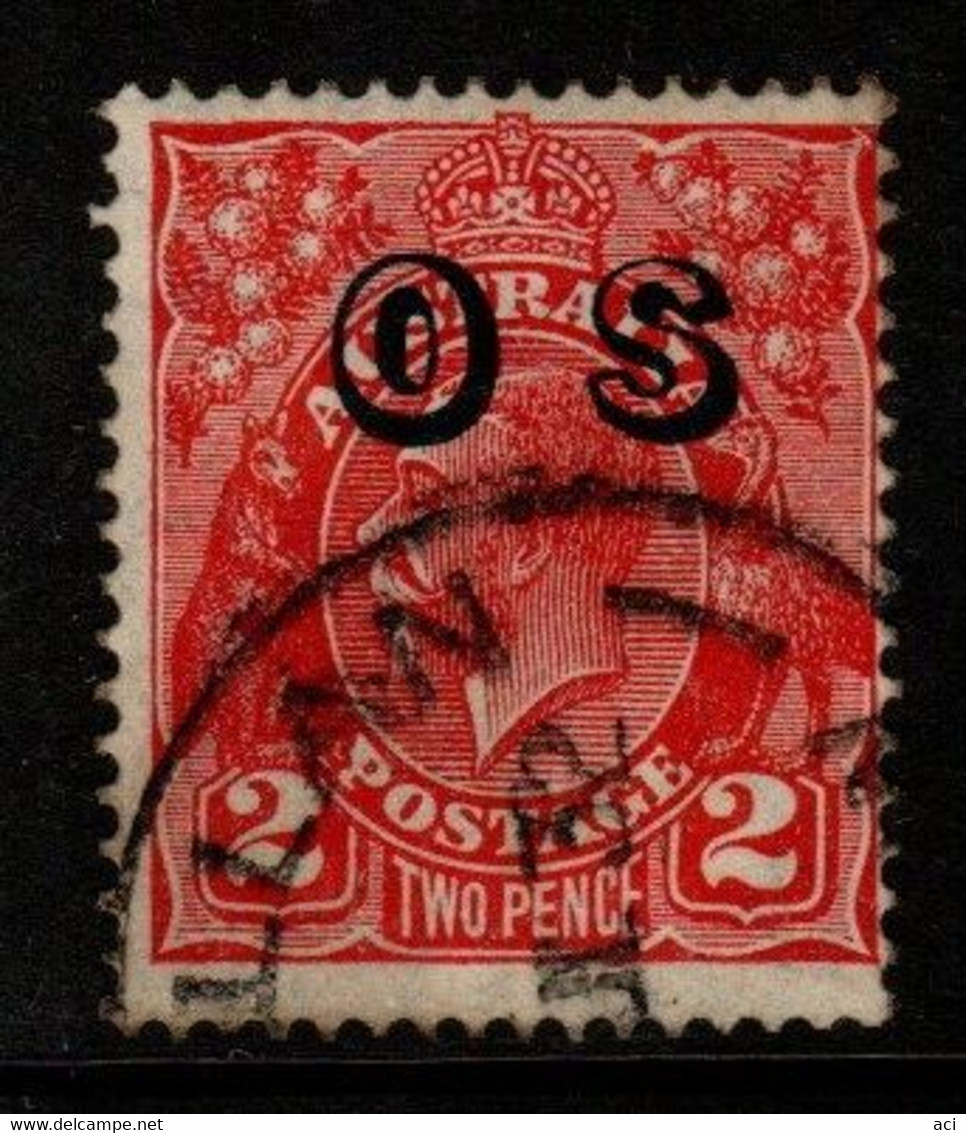 Australia SG O125  1932 King George Head 2d Golden Scarlet, Overprinted OS ,Used - Oficiales