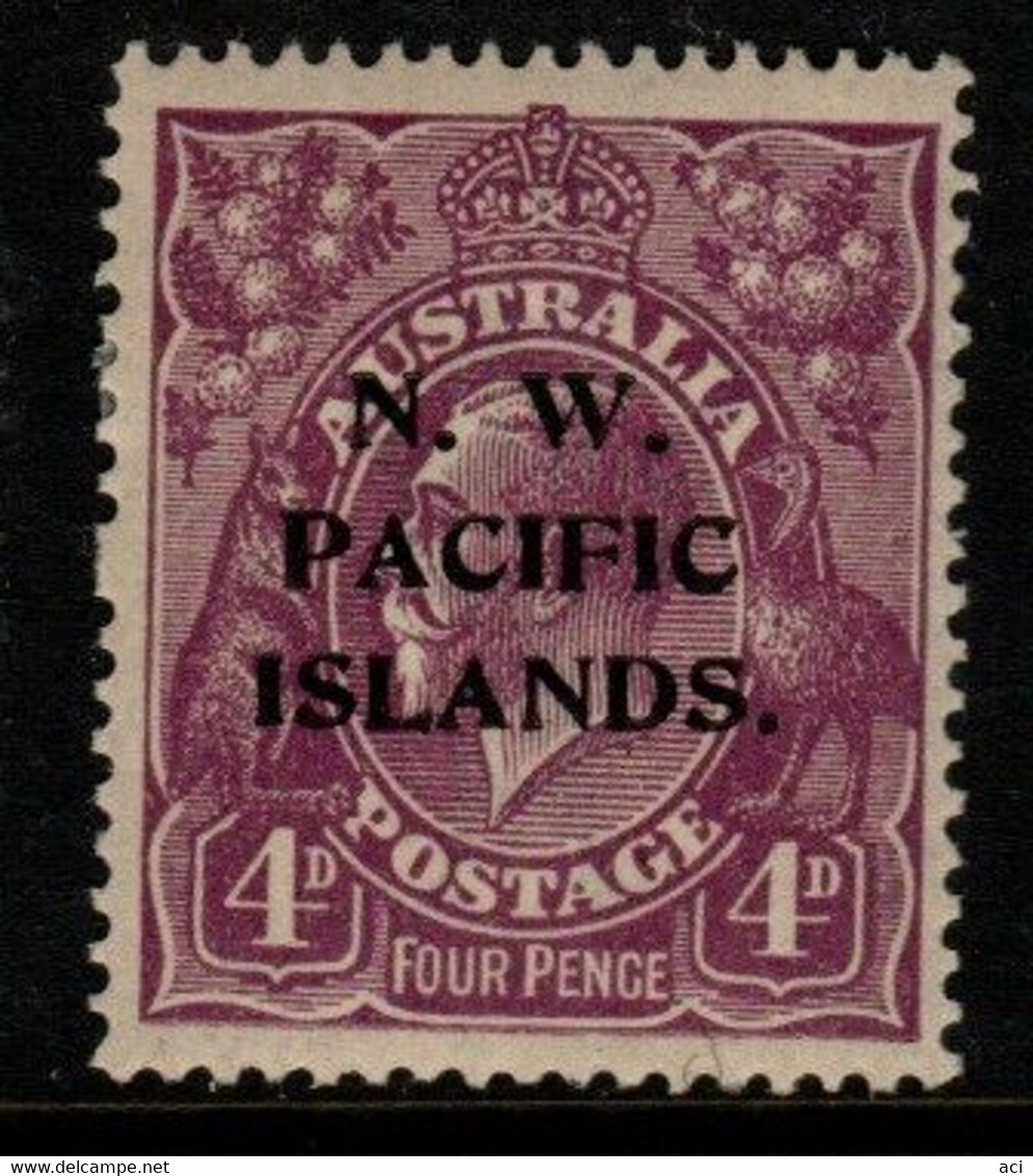 Australia  Occupation North West Pacific Islands   ASC 7  1915  Four Pence Vuilet Mint Never Hinged, - Ongebruikt