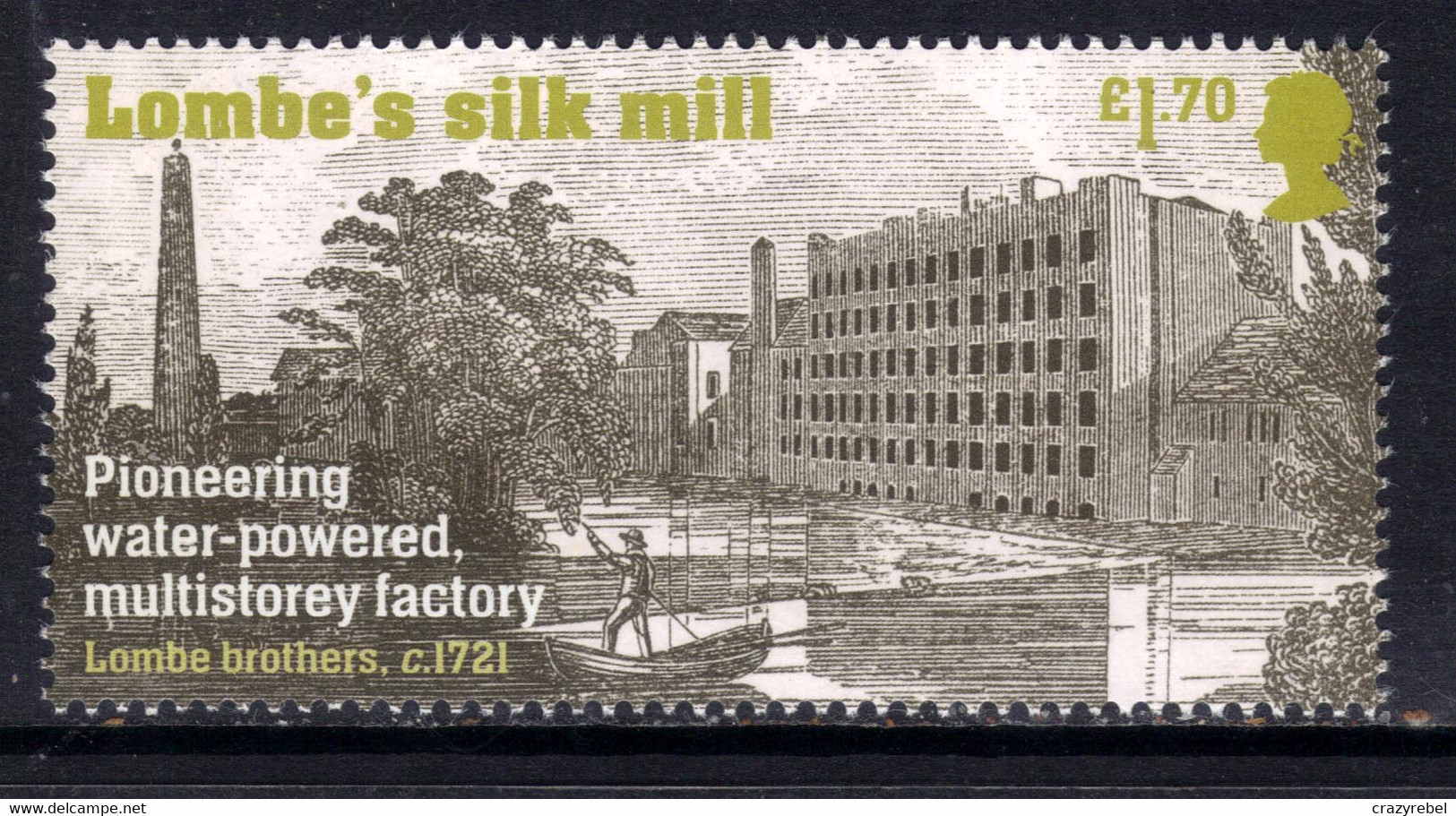 GB 2021 QE2 £1.70 Industrial Revolution Lombe Silk Mill Umm ( E1206 ) - Nuevos