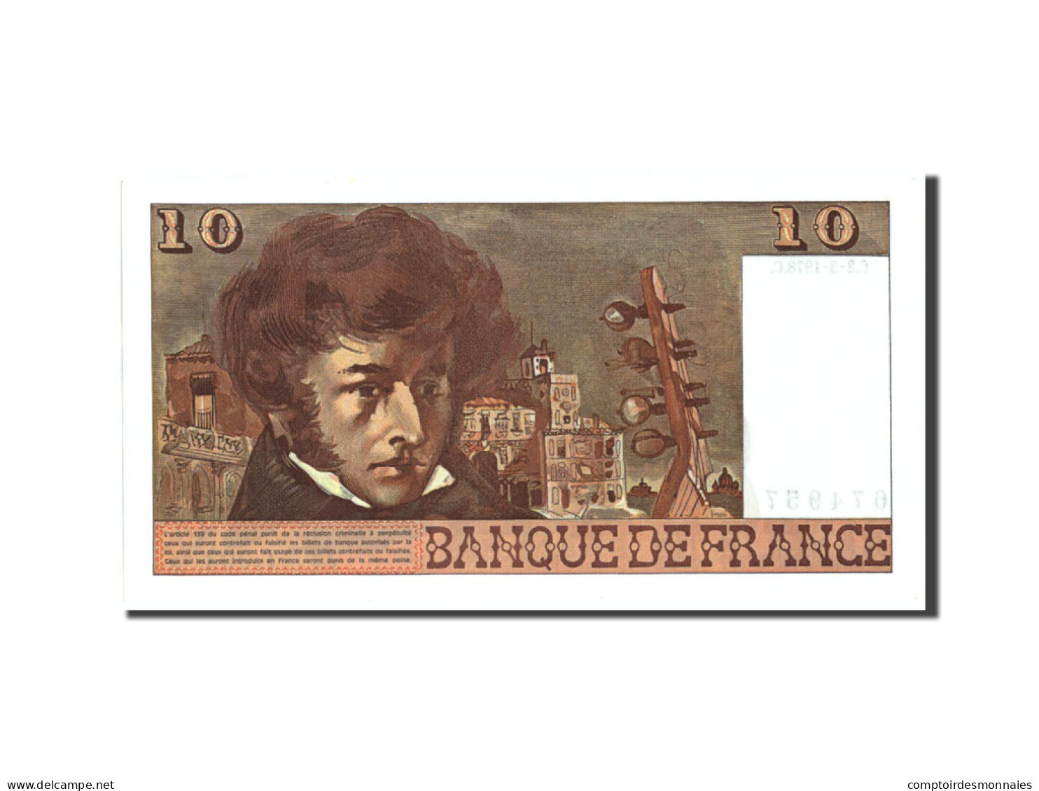 Billet, France, 10 Francs, 10 F 1972-1978 ''Berlioz'', 1978, 1978-03-02, NEUF - 10 F 1972-1978 ''Berlioz''