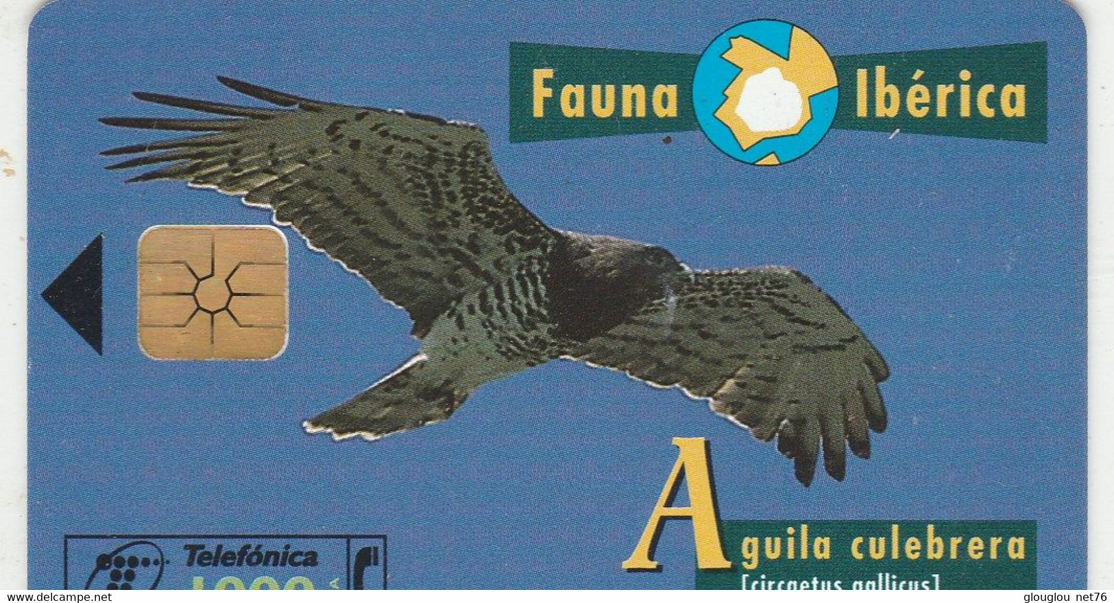 TELECARTE ETRANGERE AVEC 1 AIGLE - Aigles & Rapaces Diurnes