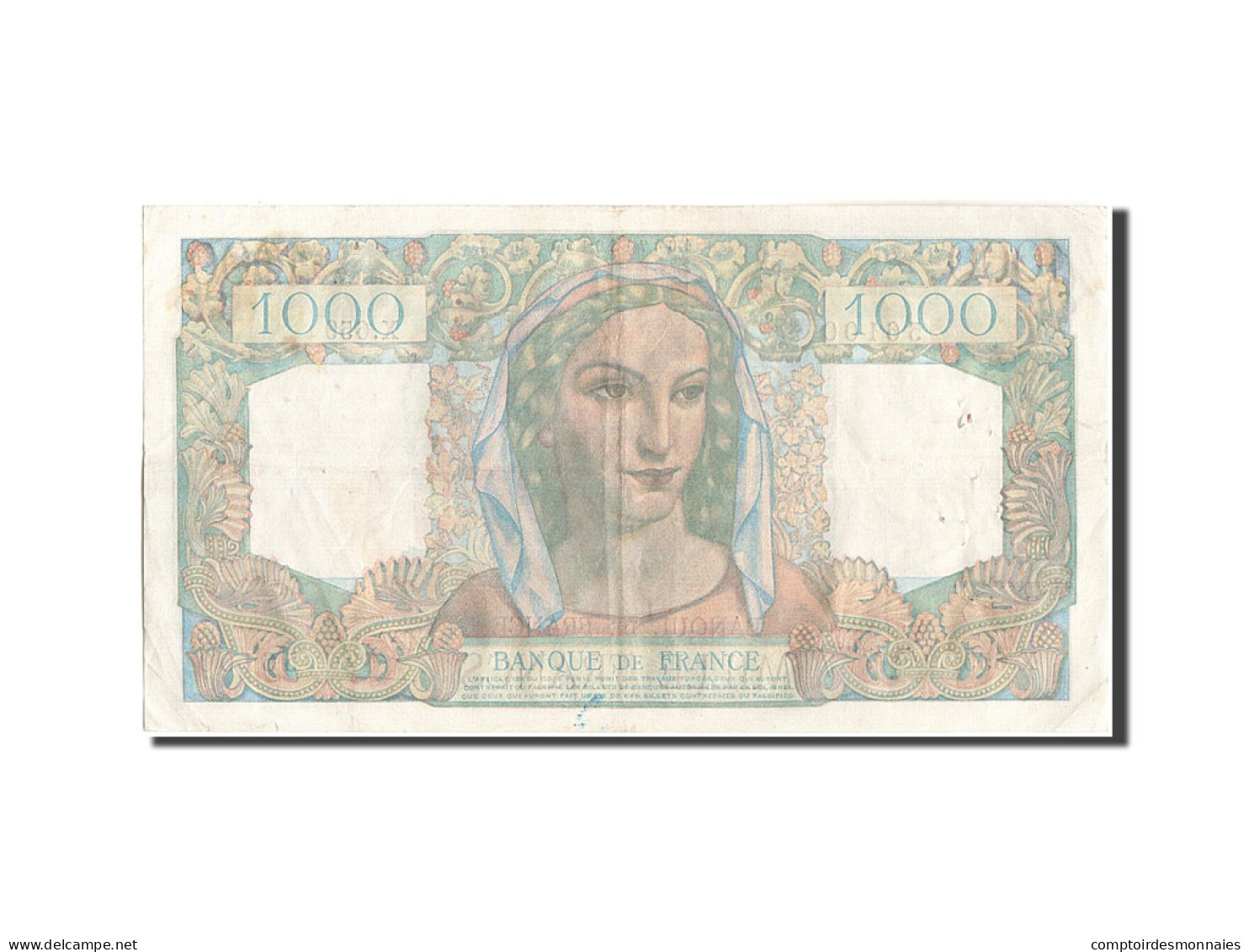 Billet, France, 1000 Francs, 1 000 F 1945-1950 ''Minerve Et Hercule'', 1950 - 1 000 F 1945-1950 ''Minerve Et Hercule''