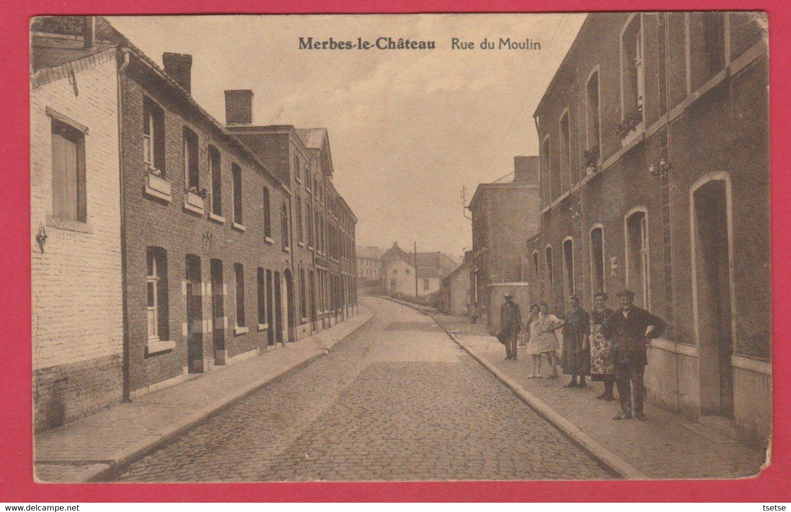 Merbes-le-Château - Rue Du Moulin ... Belle Animation - 1932 ( Voir Verso ) - Merbes-le-Château