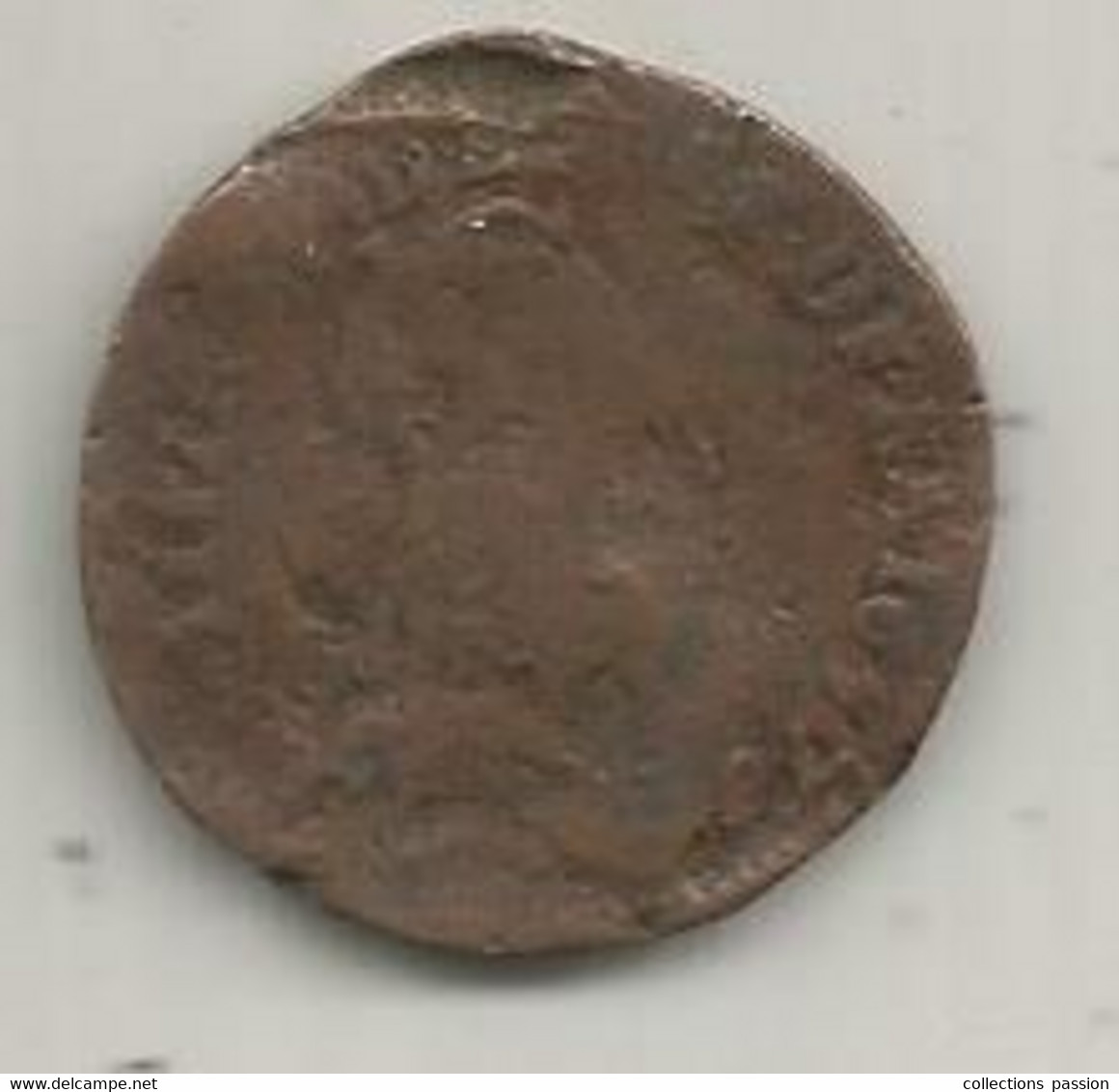 Monnaie , France , Louis XIV , LIARD DE FRANCE , 1657 - 1643-1715 Ludwig XIV.