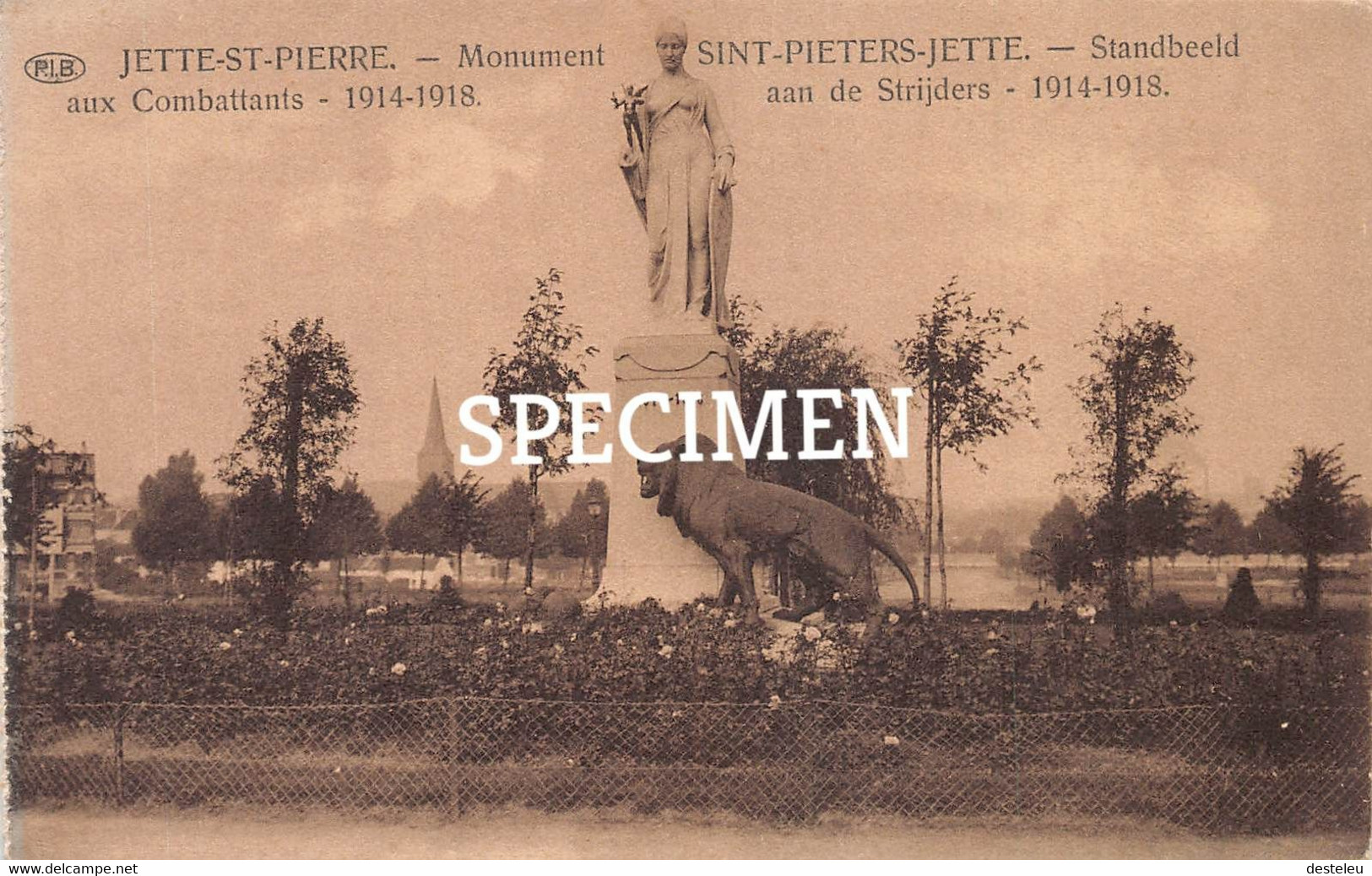 Standbeeld Aan De Strijders 1914-18 - Jette - Jette